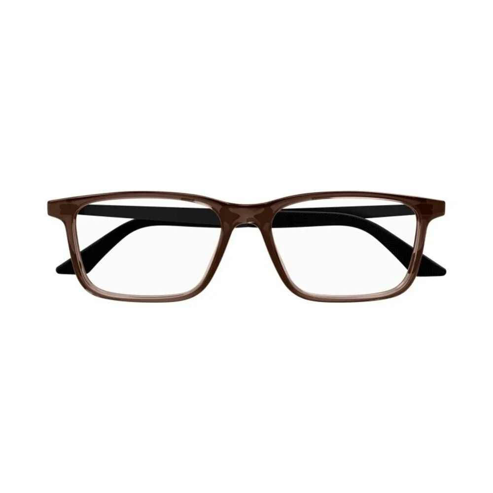NWT Mont Blanc MB0333o Brown Black 55mm Eyeglasses